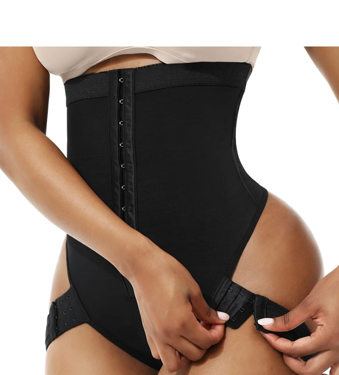 High Waist Butt Lifter Thong Curve w/ Side Straps