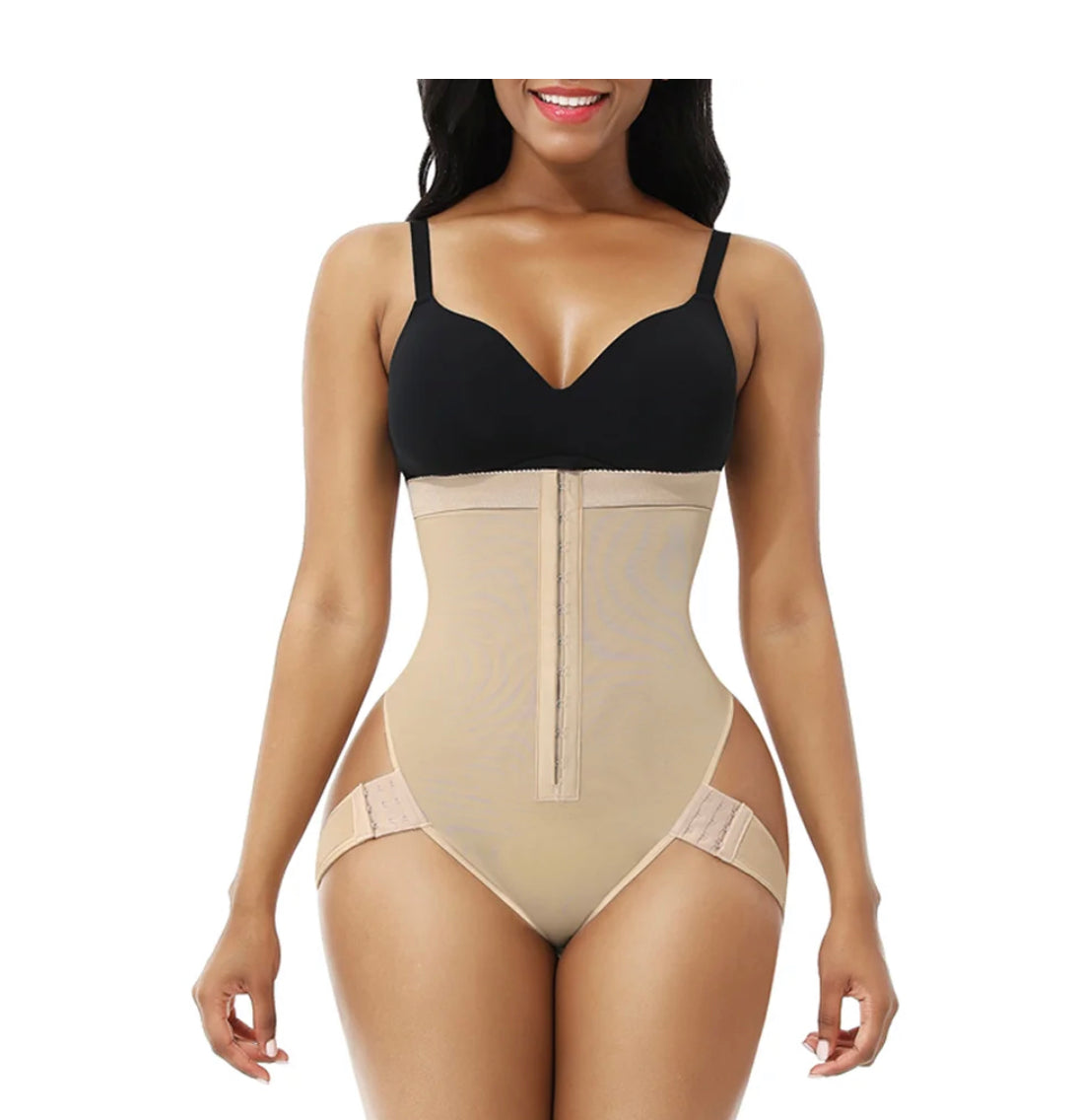 High Waist Butt Lifter Thong Curve w/ Side Straps