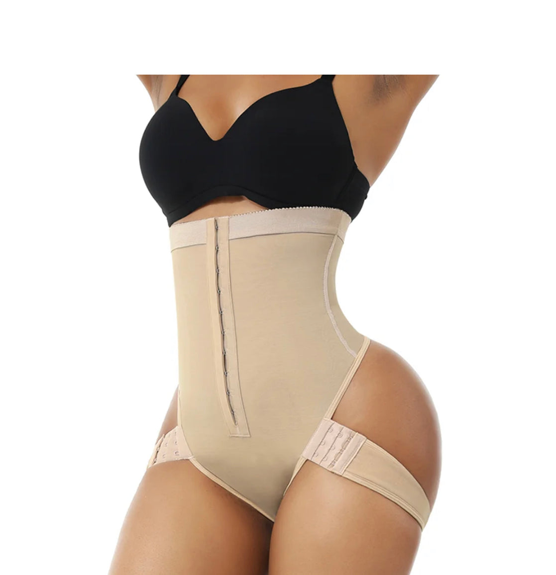 High Waist Butt Lifter Thong Curve w/ Side Straps